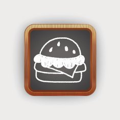 hamburger doodle drawing N2