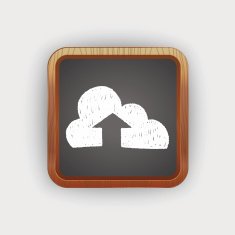 internet cloud doodle drawing N17