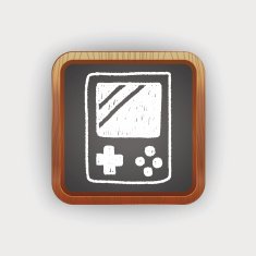 Handheld game doodle drawing N2