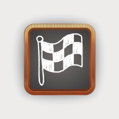 race flag doodle drawing N2