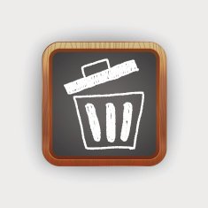 trash can doodle drawing N5