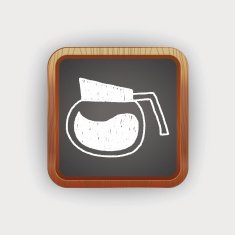 coffee doodle drawing N10