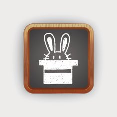 magic rabbit doodle drawing N4