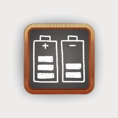 battery doodle drawing