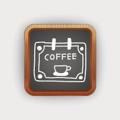 coffee shop sign doodle drawing N2