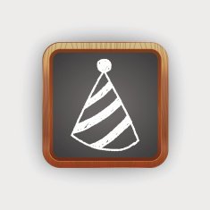 party hat doodle drawing N2