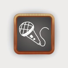microphone doodle drawing N5