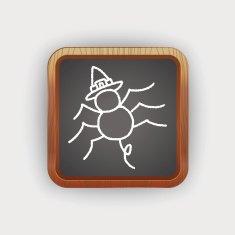 halloween spider doodle drawing N2