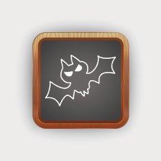 bat doodle drawing N2