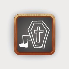 grave doodle drawing N8
