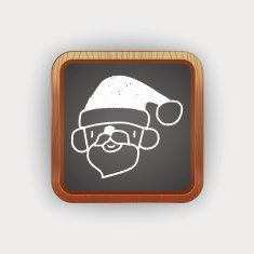 Santa Claus doodle drawing N2