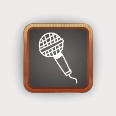 microphone doodle drawing N6