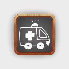 ambulance doodle drawing N4