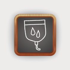 medical drip doodle drawing N3