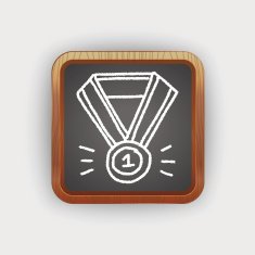 Medal doodle drawing N7