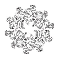 Oval Frame mandala N2