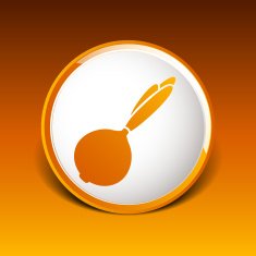 Sketch onion isolated Abstract design logo art N4