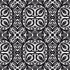 pretty curly abstract hand drawn seamless pattern N4