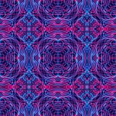pretty curly abstract hand drawn seamless pattern N6