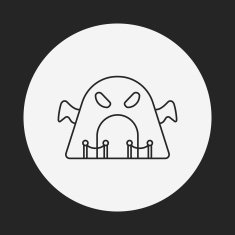 Haunted House line icon N5