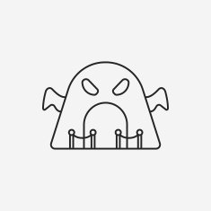 Haunted House line icon N6