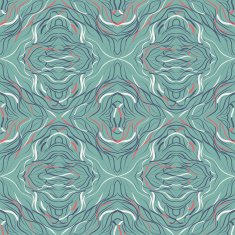 Seamless abstract textured funky pattern N2
