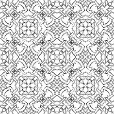 tribal abstract hand-drawn seamless pattern N18