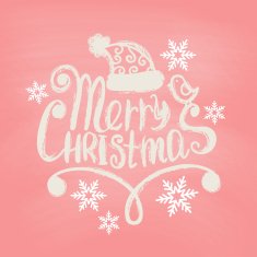 Hand Drawn Merry Christmas Decoration Of Calligraphic Design Element