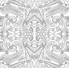 Seamless Pattern mandala