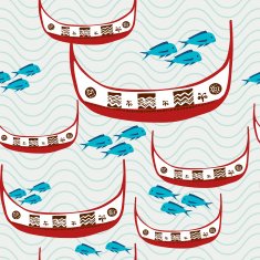 traditional fishing boat of Taiwan aborigines - Tao N2