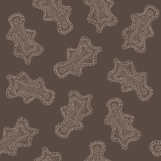Abstract ethnic seamless pattern doodle sketch - vector