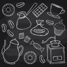 Chalkboard Coffee Time N2