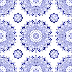 Seamless pattern in ethnic vintage boho style N15