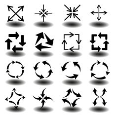 set of black arrows N4