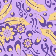 Seamless pattern with feathers N5