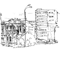 urban sketch N10