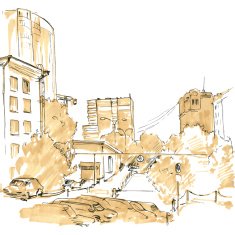 urban sketch N17