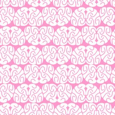 Human brain seamless pattern Vector background