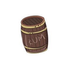 doodle barrel of rum