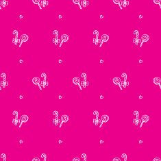 Vector hand drawn lollipop seamless pattern N3