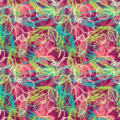 modern colorful floral seamless pattern N3