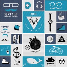 Hipster style elements N4