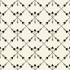 Vector seamless ethnic pattern with arrow Seamless in native