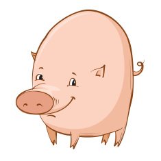 Cartoon Piglet N2