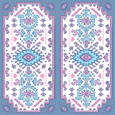 Tribal Mexican vintage ethnic seamless pattern N42