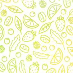 Doodle fruit background N2