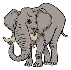 Cartoon Elephant N34