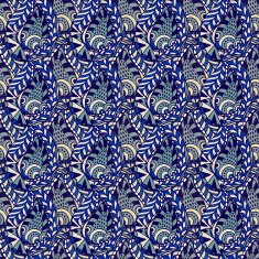 Vector seamless floral pattern with paisley lace Abstract blue background