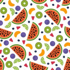 Fruit seamless background N8