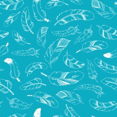 Vector feather background retro pattern N3